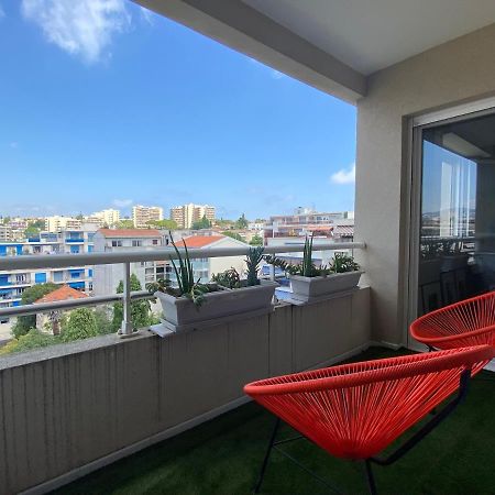 T3 Climatise Villa Juana Avec Parking Et Proche Plage Antibes Buitenkant foto