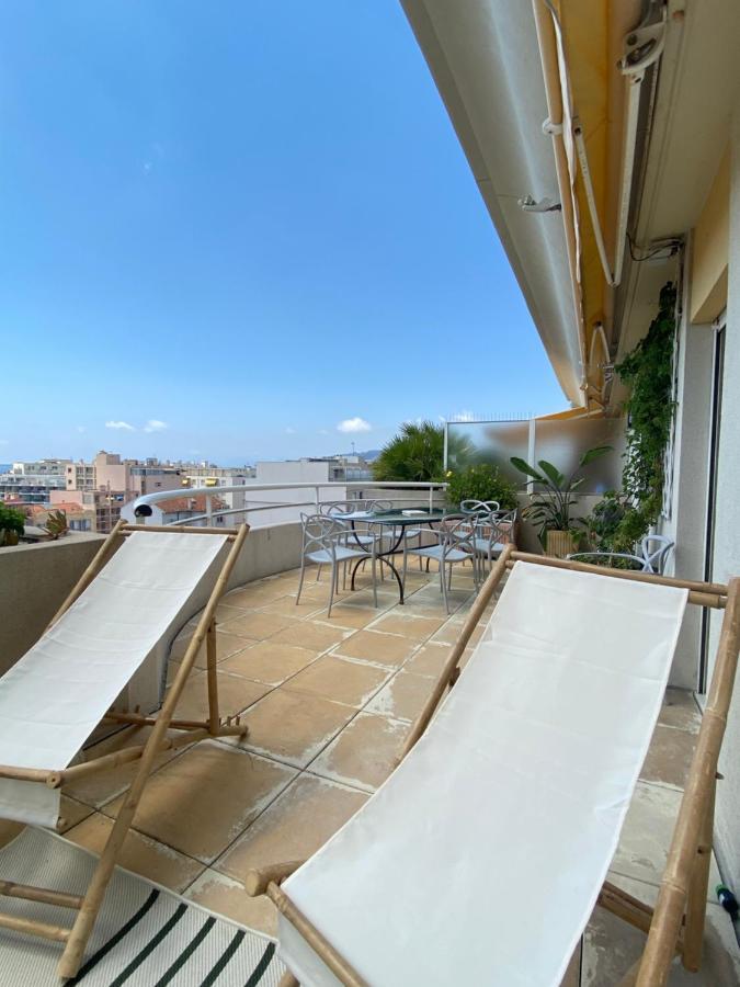 T3 Climatise Villa Juana Avec Parking Et Proche Plage Antibes Buitenkant foto
